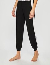 DKNY Womens Side Panel YI3419409 Pajama Trousers Black L - £29.33 GBP