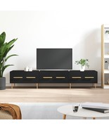 TV Cabinet Black 150x36x30 cm Engineered Wood - £62.71 GBP