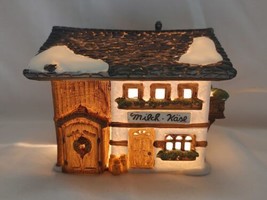 Dept 56 Retired Alpine Village Milch-Kase 1986 Christmas Handpainted Por... - £18.54 GBP