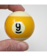 Replacement Mini Billiard Pool Ball 1.5&quot; Ball Number #9 Yellow Stripe Mi... - $5.99