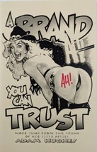 Adam Hughes Signed A Brand You Can Trust Sketchbook Autographed Pinups - $118.79