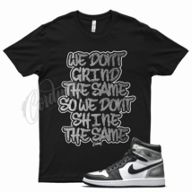 Black GRIND T Shirt to match J1 1 Metallic Silver Toe Air Force Max 90 - £20.27 GBP+