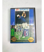 PGA Tour Golf II EA SPORTS SEGA Genesis 1992 Video Game COMPLETE - $186.97 MXN