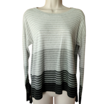 Gap Ombre Sweater Womens Size Small Stripe Long Sleeves Round Neck Pullover - £9.76 GBP