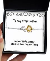 Beautiful Stepmother Sunflower Bracelet, Super Wife. Super Stepmother. S... - £38.79 GBP