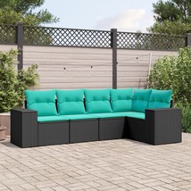 Patio Sofa Set Black - €467,83 EUR