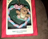 Vintage Baby&#39;s First Christmas Ornament Gibson No Date New - $10.79