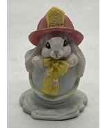 1998 The Patchville Bunnies Collection My Hero Firefighter Rabbit Figurine - €10,38 EUR