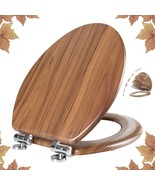 Molded Wood Toilet Seat By Angol Shiold (Elongated, Natural) With Quietl... - $63.98