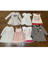 Set or 7 pre-own DRESSES girl&#39;s sz 5T Party Everyday Outfit Skirt Tunic ... - $512.66 MXN