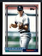 1992 Topps #672 - Eric Plunk - Yankees - £0.98 GBP