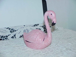 Swan Pink Cast Metal Trinket Box Tea Lite Candle holder Figure 2.5 x  3.... - $11.87