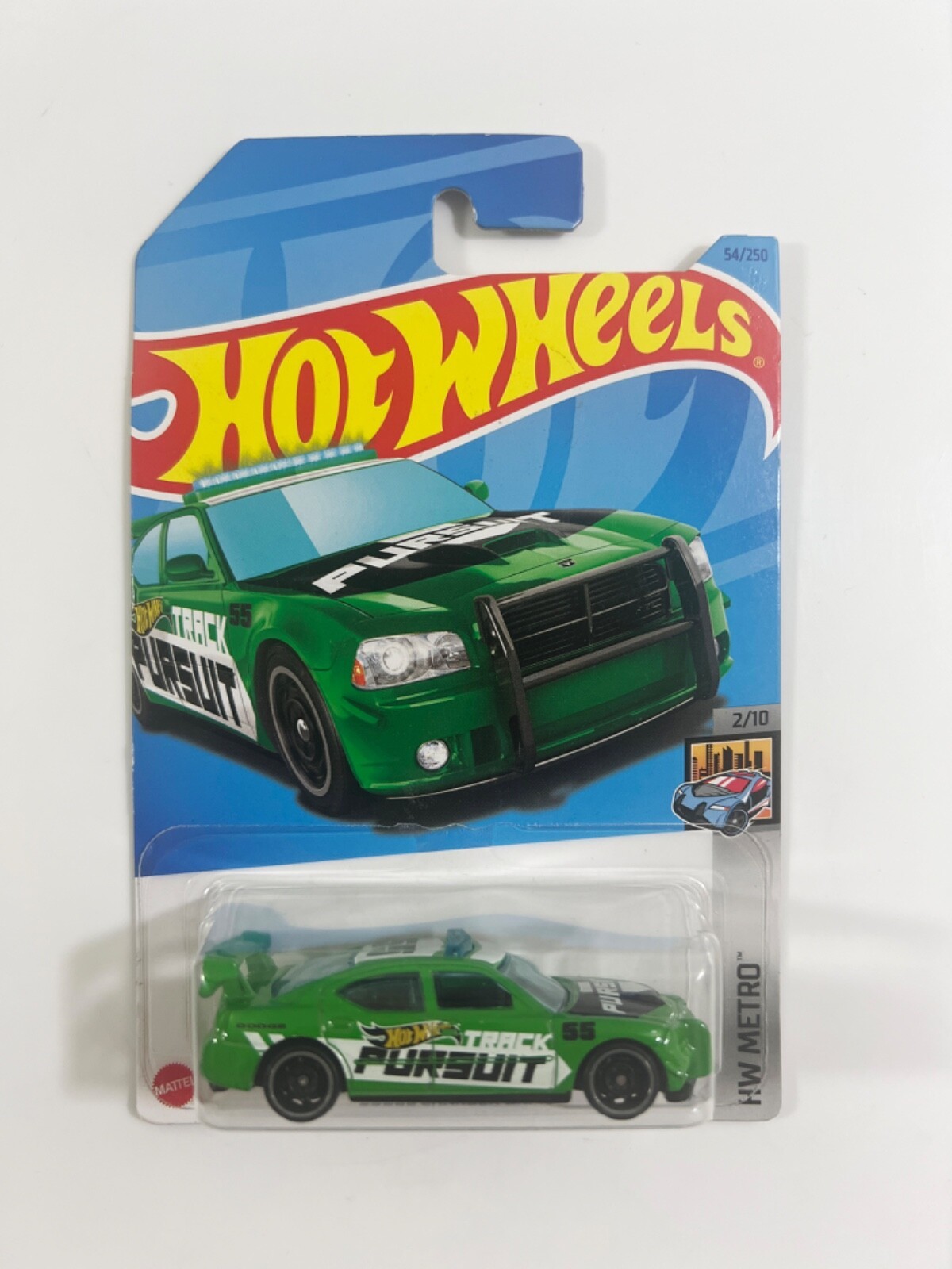 Hot Wheels 2023 Factory Set HW Metro #54 Dodge Charger Drift Green Track... - $9.30