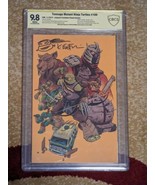 TMNT 100 RICH WOODALL JETPACK Virgin CBCS 9.8 Signed &amp; Sketched by Kevin... - £402.07 GBP