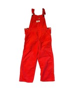 Vintage OshKosh Red Corduroy Overalls 4T Vestbak - $23.63 CAD