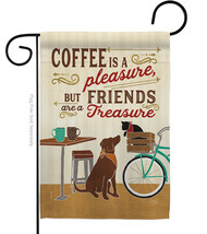 Coffee and Friends - Impressions Decorative Garden Flag G167055-BO - £15.63 GBP