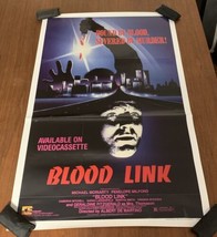 Blood Link Bound by Blood Severed by Murder! Poster 1986 Promo 40x26 Emb... - $24.75