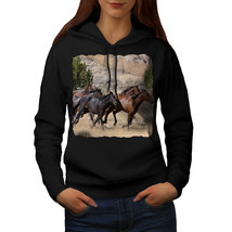 Wild Horse Freedom Animal Sweatshirt Hoody Free World Women Hoodie - £17.57 GBP