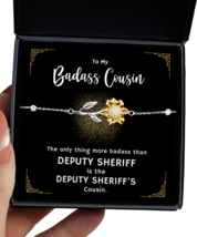 Bracelet For Cousin, Deputy Sheriff Cousin Bracelet Gifts, Nice Gifts For  - $49.95