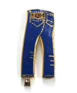 VTG Levi’s Hot Air Balloon Pinback Badge Souvenir Advertising Promo Blue... - €42,66 EUR