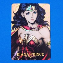 DC Comics Wonder Woman Diana Prince Rainbow Foil Holo Character Art Card B - £11.98 GBP