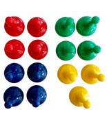 Pawn Game Pieces Vintage Lot Of 15 Parts Components Replacements Colors E56 - $19.99