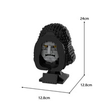 BuildMoc Emperor P-a-l-p-a-t-i-n-e Bust Helmet Model 789 Pieces - £51.13 GBP