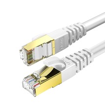 Cat 8 Ethernet Cable 75 Ft, Cat8 Internet Cable 40Gbps With Rj45 Gold Plated Con - £50.11 GBP