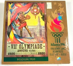 1996 Atlanta Olympic Games Jigsaw Puzzle 550 Piece Belgium 1920 Sunsout NEW - $24.95