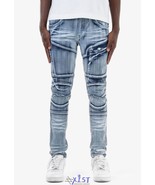 COPPER RIVET  &quot;L.S.B.&quot; CELLPHONE POCKETS DENIM JEANS Pants Blue - £35.57 GBP