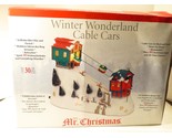 MR. CHRISTMAS- 36701 WINTER WONDERLAND CABLE CARS- STILL FACTORY NEW - H1 - $274.35