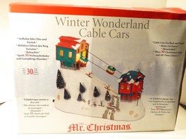 MR. CHRISTMAS- 36701 WINTER WONDERLAND CABLE CARS- STILL FACTORY NEW - H1 - $274.35