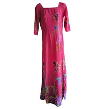 NWOT Women&#39;s Pink Floral Print Ao Dai Size 4/6 - £17.93 GBP