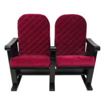 American Girl Doll Cinema Movie Theater  Seats Red Velvet Quilted Retired - £116.30 GBP