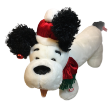 RARE Dan Dee Dog Singing Plush Dachshund Lighted Cheeks Flap Ears 24&quot; Hound - £118.87 GBP