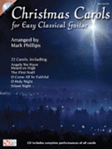 Christmas Carols For Easy Classical Guitar/Book w CD Set - $9.99