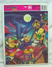 VINTAGE 1990&#39;s Walt Disney DARKWING DUCK 12 Piece FRAME TRAY PUZZLE Golden - £11.62 GBP