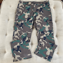New NIP Chicme Green Camouflage Cargo Pants 3XL - $401.76 MXN