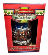 Budweiser Stein 2003 Bud Beer Holiday Christmas Clydesdale Horse Mug - $20.00