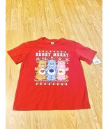 Care Bears Women’s Christmas Graphic Tee with Short Sleeves, Size Large Red - $16.85 CAD