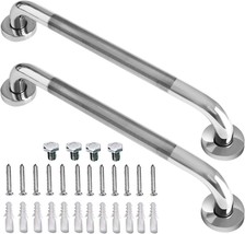 16 Inch Anti-Slip Shower Grab Bar Handle, Knurled Bathroom Balance Bar, Safety - $44.96