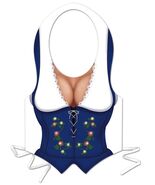 Beistle German Fraulein Plastic Oktoberfest Vest One Size - $66.95 MXN