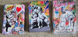 Graffiti Street Art Banksy Canvas Wall Art for Living Room Decor 3 Pieces ~NEW~ - $34.00