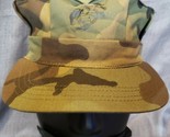 NWOT BDU WOODLAND 8 POINT USMC CAP HAT COVER W/ EMBLEM MADE IN THE USA M... - $16.82