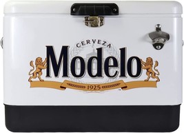 Modelo Stainless Steel Ice Chest Beverage Cooler With Bottle Opener 51, Fishing. - £313.14 GBP