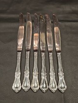 (6) Dinner Knives Wallace Ashford Stainless Flatware - $39.54