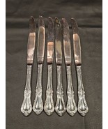 (6) Dinner Knives Wallace Ashford Stainless Flatware - $752.82 MXN