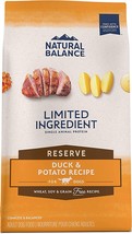 Natural Balance Pet Foods L.I.D Reserve Grain-Free Dry Dog Food Duck &amp; Potato 1e - £115.47 GBP