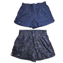 Lot of 2 Ever Forward Workout Shorts Women&#39;s Size Medium Navy Black Camo... - $29.65