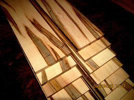 20 STUNNING THIN KILN DRIED SANDED AMBROSIA MAPLE 12&quot; X 3&quot; X 3/8&quot; LUMBER... - $54.40